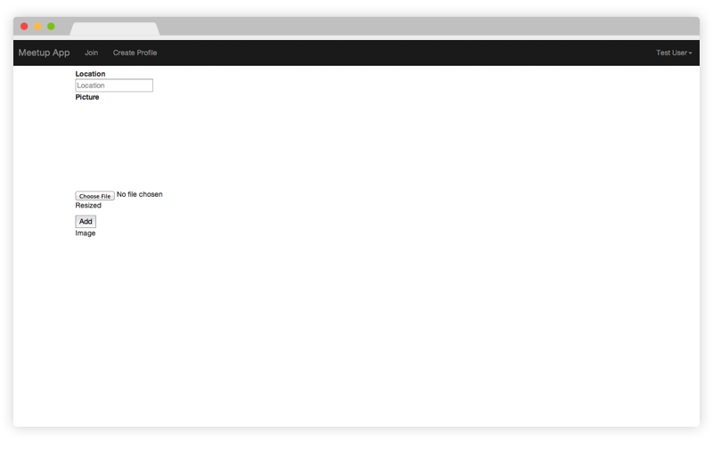 Meetup Screen