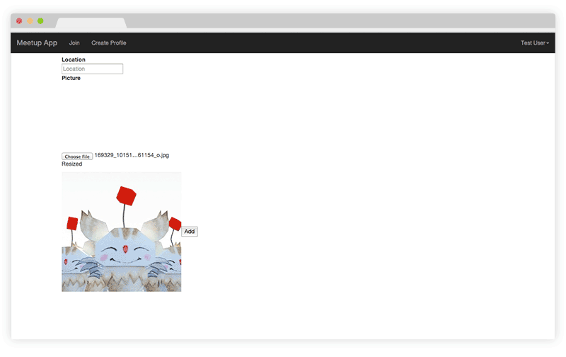 Meetup Screen