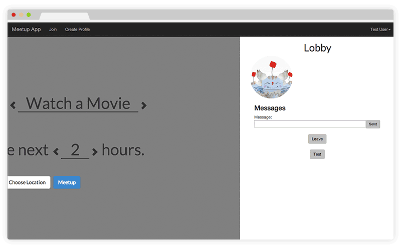Meetup Screen